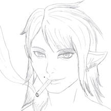 Lyli portrait sketch