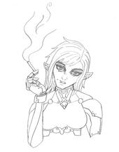 Lyli bust sketch